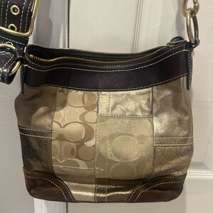 Coach Patchwork Shoulder Bag 11x10